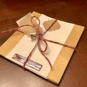 Handmade Antique Victorian style stationary 6 piece with extra